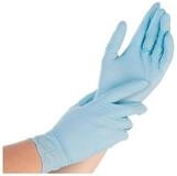 Franz Mensch Nitril-Handschuhe Hygonorm, "Safe Fit", Blau, 100 St&uuml;ck