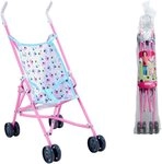 SIMBA Puppenbuggy Puppe Zubeh&ouml;r New Born Baby Puppenbuggy f&uuml;r alle Puppen...