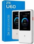 ZTE U60 Mobiler 5G WiFi 7 LTE Hotspot Wingle Touchscreen bis zu 64 Ger&auml;te...
