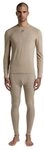 X-Bionic Langarmshirt Mightywool Shirt LS (Merinowolle, warm) sand/beige Herren
