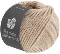 LANA GROSSA Alta Moda Cashmere 16 H&auml;kelwolle, 110 m beige