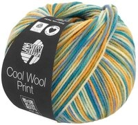 LANA GROSSA Cool Wool Print H&auml;kelwolle, 160 m