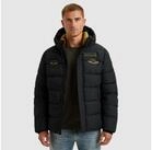 PME LEGEND Steppjacke mit Kapuze und Logo-Badges
