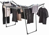 Leifheit W&auml;schest&auml;nder Standtrockner Pegasus 200 Solid Black, 20m Trockenl&auml;nge,