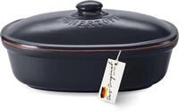R&Ouml;MERTOPF R&ouml;mertopf Brottopf oval MEDI 2,3 Liter - Keramik Brotkasten, (Set),...
