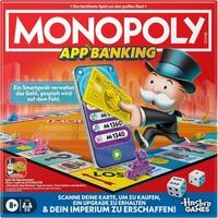 Hasbro Spiel Monopoly App Banking Brettspiel Deutsch elektronisch 2-6 Spieler 8+