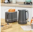 HOMCOM Toaster Set aus 1,7 L, 2 Schlitze, f&uuml;r 2 Scheiben, 2200 W, Wasserkocher...