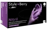 AMPri Nitril-Handschuhe Style Berry - Nitril-Untersuchungshandschuh (100-St)...