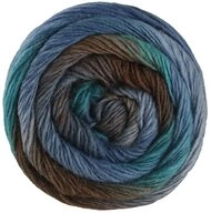 LANA GROSSA Meilenweit 100g Color Mix Multi H&auml;kelwolle, 400 m