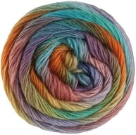 LANA GROSSA MEILENWEIT 100 g COLOR MIX H&auml;kelwolle, 400 m (4-fach Sockenwolle -