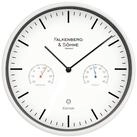 Miraval Funkwanduhr Funkwanduhr 250 mm Thermometer Hygrometer