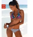Venice Beach Triangel-Bikini-Top Summer, mit Doppeltr&auml;gern blau 36