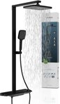 Sch&uuml;tte Duschsystem HAWAII &Uuml;berkopfbrause-Set, H&ouml;he 115 cm, 3 Strahlart(en),