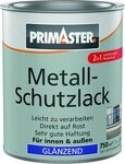 Primaster Metallschutzlack Primaster Metall-Schutzlack reinwei&szlig; hochgl&auml;nzend