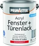 Primaster Acryl-Buntlack Primaster Acryl Fenster + T&uuml;renlack wei&szlig;