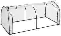 relaxdays Fr&uuml;hbeetaufsatz Fr&uuml;hbeet mit PE-Folie, BxTxH: 100 x 200 x 80 cm,...
