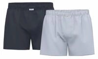 seidensticker Boxershorts Herren Web-Boxershorts 2er Pack Baumwolle (Packung,...