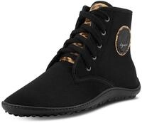 Leguano CHESTER Barfu&szlig;schuh, Schn&uuml;rboots, Sneaker mit Leomuster an der...