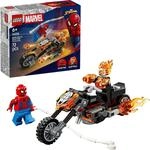 LEGO&reg; Spider-Man vs. Ghost Rider auf seinem Motorrad (76335)