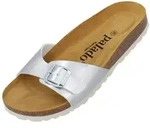Palado Malta Lack Pantolette silberfarben 36 EU