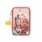 Depesche Federm&auml;ppchen TOPModel 3-Fach Federtasche FUR-EVER FRIENDS, (1-tlg)