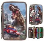 Depesche Federm&auml;ppchen Depesche Dino World 3 Fach Federtasche NEW WORLD