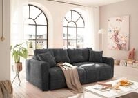 ED EXCITING DESIGN Schlafsofa Bullet, mit Bettkasten & 2 Zierkissen