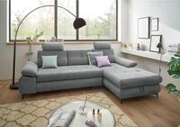 ED EXCITING DESIGN Ecksofa Altona L-Form, 2 Teile, mit Bettfunktion, Bettkasten,