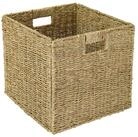 HMF Regalkorb Aufbewahrungskorb passend f&uuml;r KALLAX Regal, Korb geflochten aus