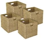 HMF Regalkorb Aufbewahrungskorb passend f&uuml;r KALLAX Regal (4er, Set), Korb...