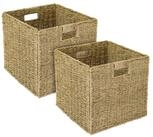 HMF Regalkorb Aufbewahrungskorb passend f&uuml;r KALLAX Regal (2er, Set), Korb...
