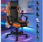 LuxusKollektion Gaming-Stuhl Gamingstuhl Rennstuhl B&uuml;rostuhl PU Leder Mega -...