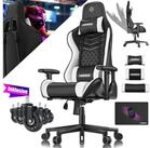 KESSER Gaming Chair, Ergonomisch Gamingstuhl 150kg belastbar B&uuml;rostuhl Lenden-...