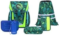 McNeill Schulranzen Primo, inkl. Etui, Turnbeutel, (Set, 9-tlg., Schlamperrolle,