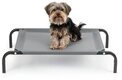 lionto Hundebett erh&ouml;ht, Outdoor Hundeliege, Mesh-Material, bequem, luftig &