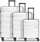 Bergpfeil Kofferset Travel 4-Rollen Kofferset 3-tlg. mit Dehnfalte, (Set)