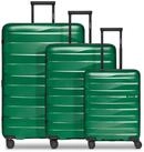 Bergpfeil Kofferset Travel 4-Rollen Kofferset 3-tlg. mit Dehnfalte, (Set)