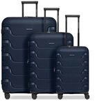 Smartbox Kofferset Edition 01 4 Rollen Kofferset 3-teilig mit Dehnfalte, (Set)