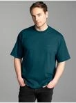 T-Shirt TRIGEMA "TRIGEMA Heavy Oversized T-Shirt", Herren, Gr. S, blau (saphir),
