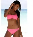 Buffalo Bikini-Hose Happy mit geflochtenem Zierg&uuml;rtel rosa 40