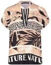 Longbluse BETTY BARCLAY "Longbluse mit Stehkragen", Damen, Gr. 36, beige (beige,