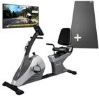 Skandika Ergometer Centaurus Heimtrainer mit R&uuml;ckenlehne, Liege-Ergometer, bis 150