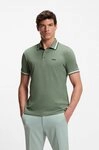 BOSS GREEN Poloshirt Paddy Regular Fit atmungsaktive Piqu&eacute;-Webstruktur,