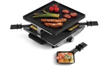 SWISSMAR Raclette Geneva, 4 Raclettepf&auml;nnchen, 4 Personen Raclette Party Grill