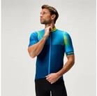 Endura Funktionsshirt Bitmap Block (1-tlg) mit Rei&szlig;verschluss blau M Herren