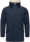 Ragwear Kurzmantel Mr Cany YOUMODO Wasserdichter Herren Wintermantel mit Kapuze
