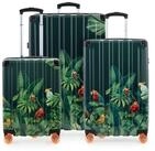 Hauptstadtkoffer Hartschalen-Trolley Q-Damm, 4 Rollen, 3er Koffer-SET, TSA,