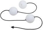 Paulmann LED-Lichterkette Naima IP67 3000K 3x1W 1,71m Schwarz, 3-flammig,...