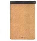 Myga Yogamatte Extra gro&szlig;e Kork-Yogamatte - Natur, mit 6 mm Dicke