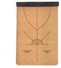 Myga Yogamatte Extra gro&szlig;e Kork-Yogamatte - Ausrichtungsmatte, mit 6 mm Dicke